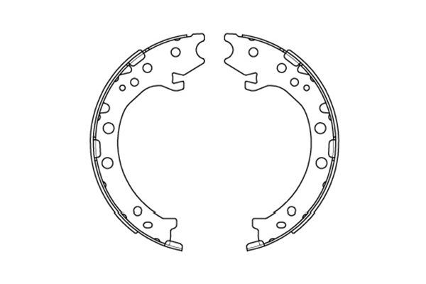 KAVO PARTS Piduriklotside komplekt,seisupidur KBS-2903